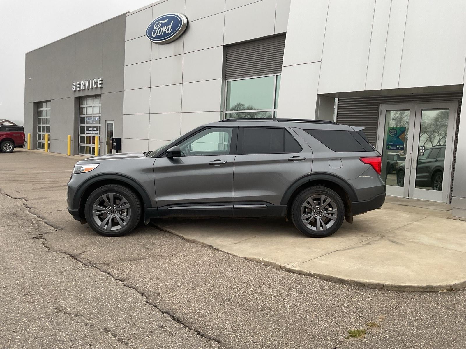 Used 2023 Ford Explorer XLT with VIN 1FMSK8DH3PGA69196 for sale in Paynesville, Minnesota