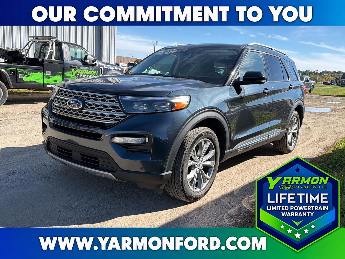 Used 2023 Ford Explorer Limited with VIN 1FMSK8FHXPGB48300 for sale in Paynesville, Minnesota