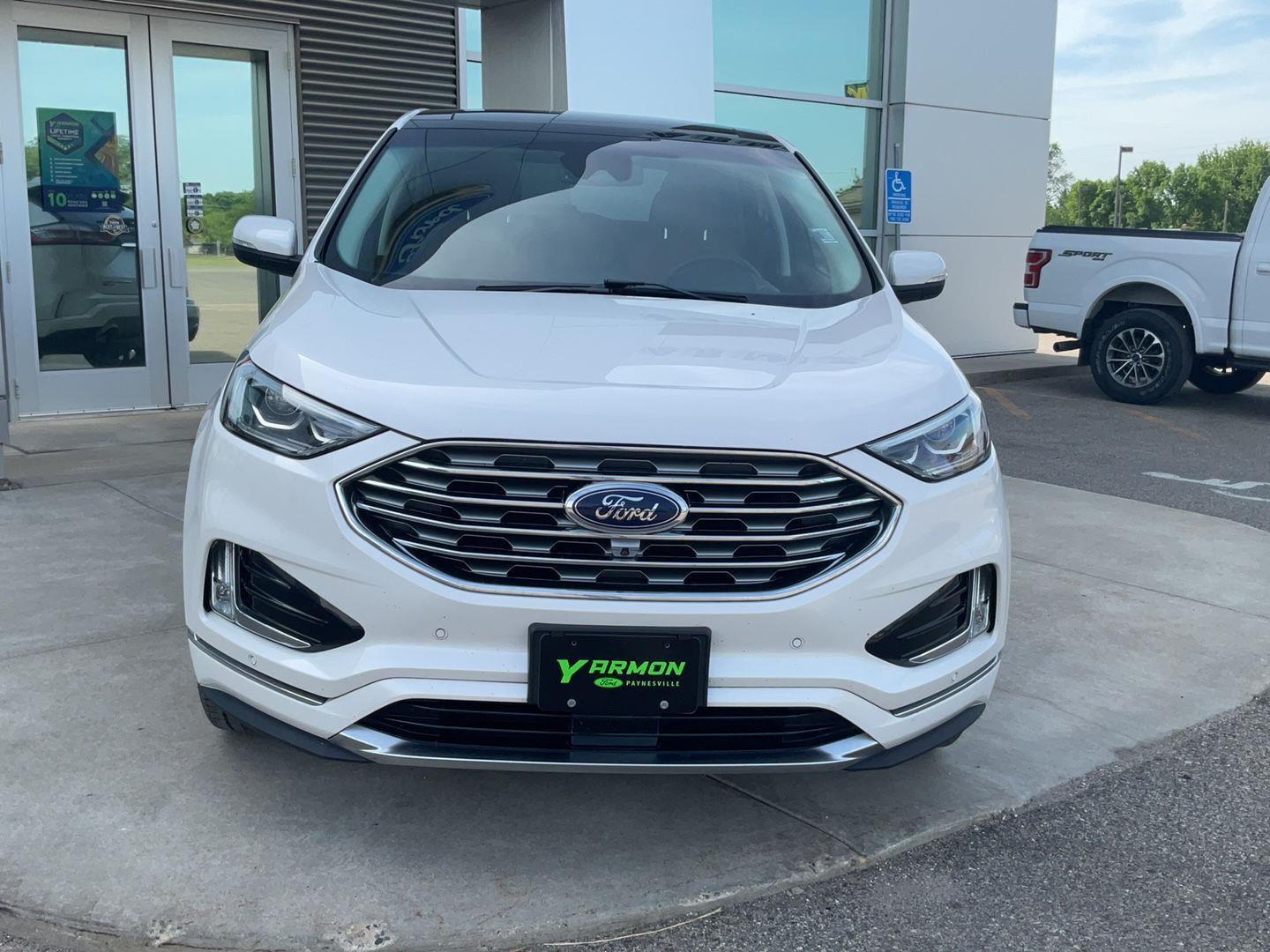 Used 2019 Ford Edge Titanium with VIN 2FMPK4K96KBB37145 for sale in Paynesville, Minnesota