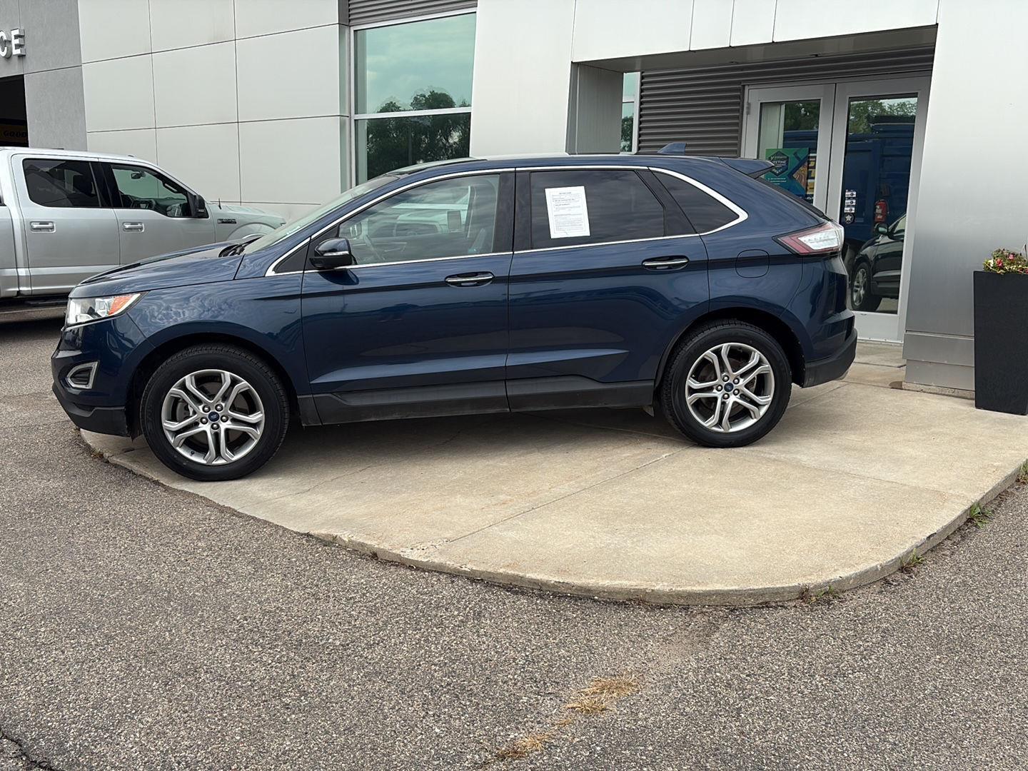 Used 2017 Ford Edge Titanium with VIN 2FMPK4K89HBC69901 for sale in Paynesville, Minnesota