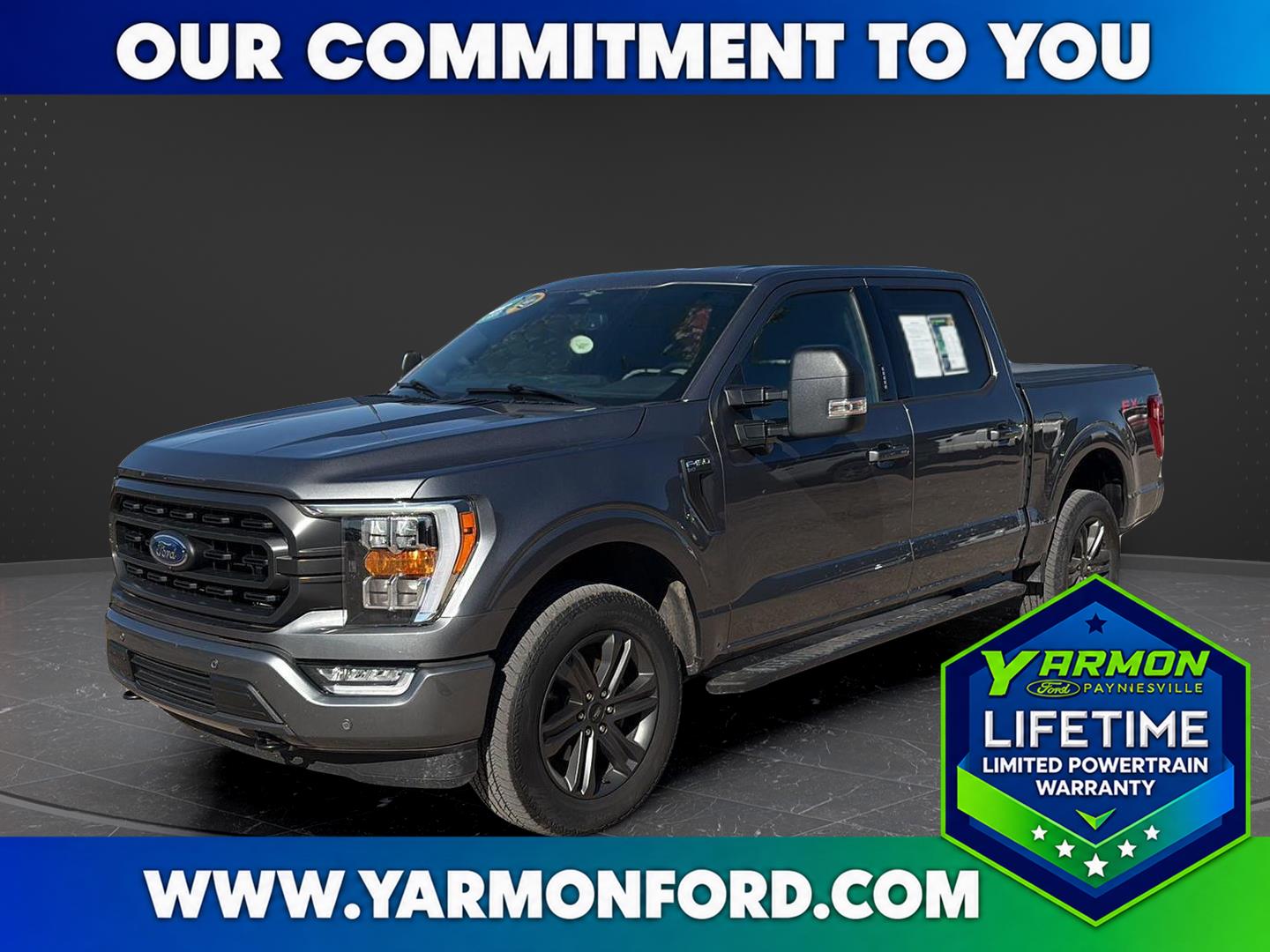 Used 2023 Ford F-150 XLT with VIN 1FTFW1E5XPFC10597 for sale in Paynesville, Minnesota