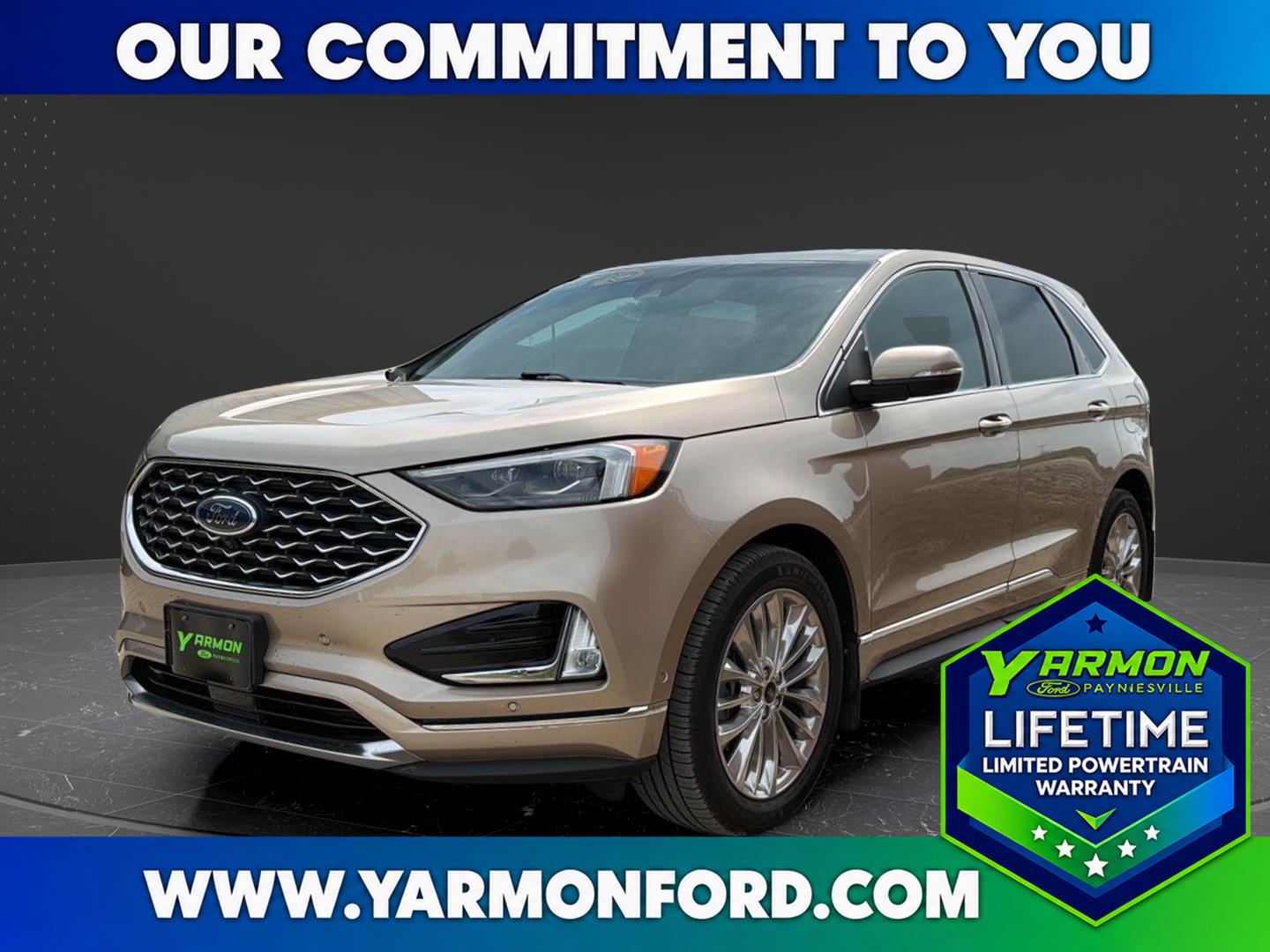 Used 2020 Ford Edge Titanium with VIN 2FMPK4K97LBA81993 for sale in Paynesville, Minnesota