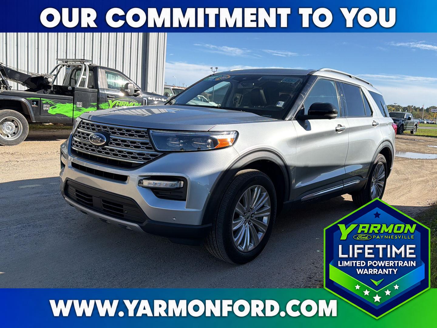 Used 2023 Ford Explorer Limited with VIN 1FMSK8FH7PGB27632 for sale in Paynesville, Minnesota
