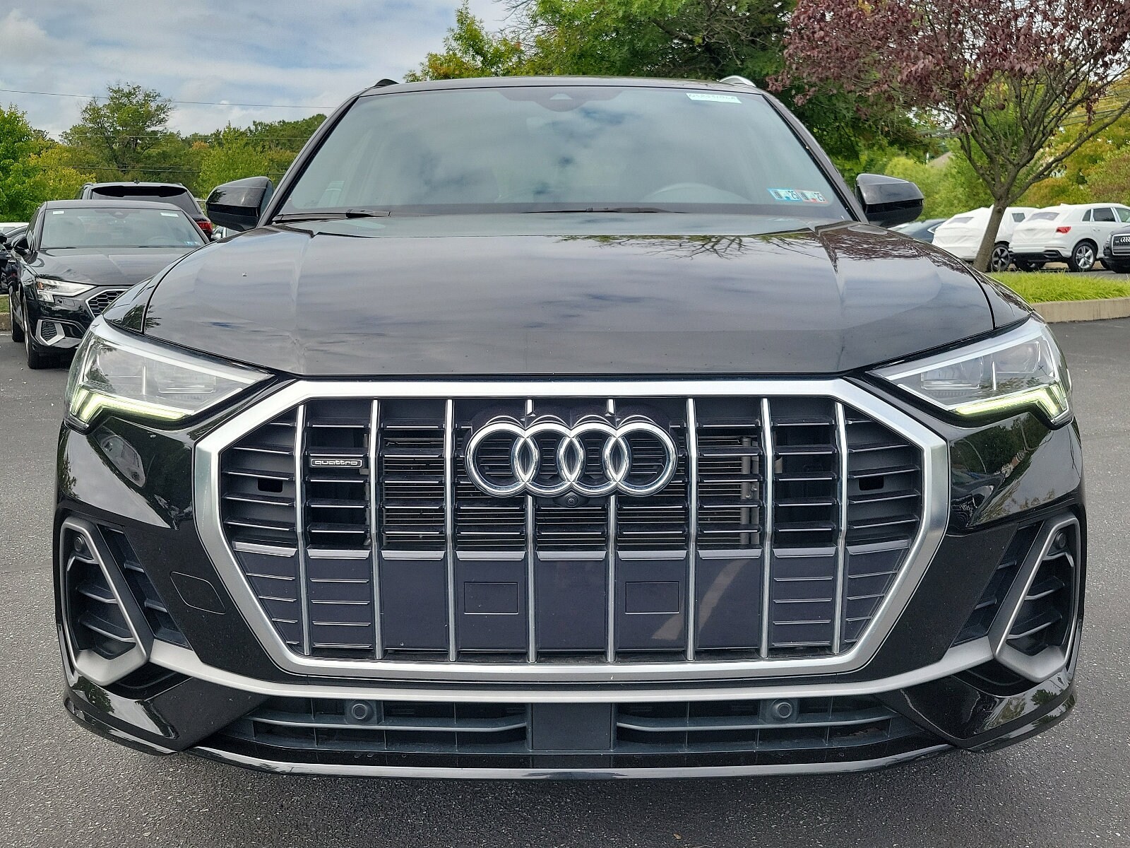 Certified 2022 Audi Q3 S Line Premium Plus with VIN WA1EECF35N1124173 for sale in Wayne, PA