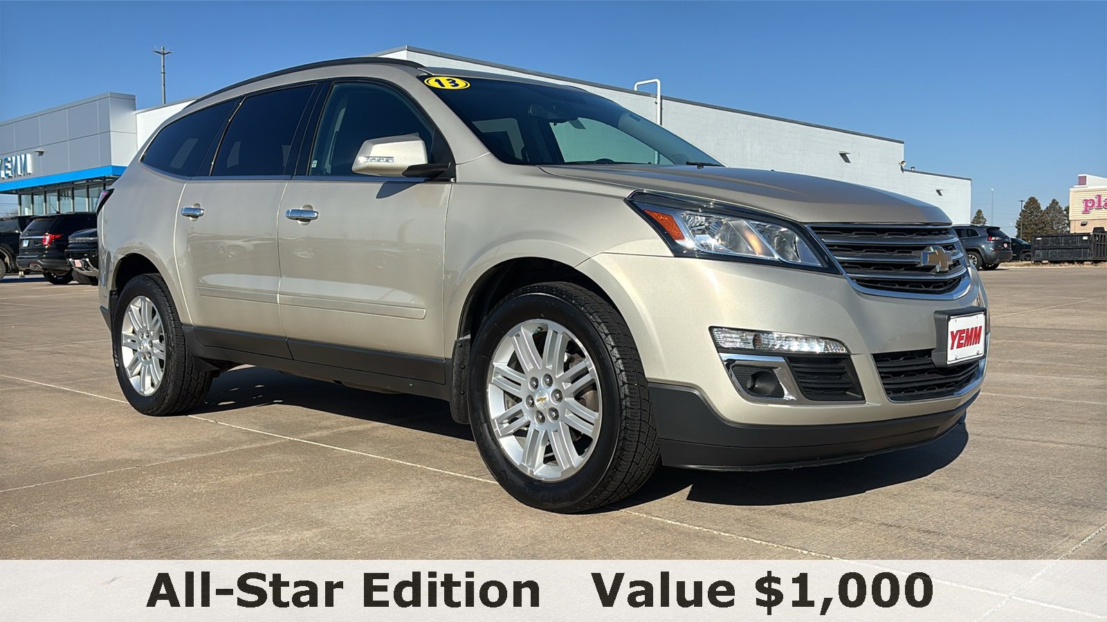 Used 2013 Chevrolet Traverse 1LT with VIN 1GNKRGKD0DJ163259 for sale in Galesburg, IL