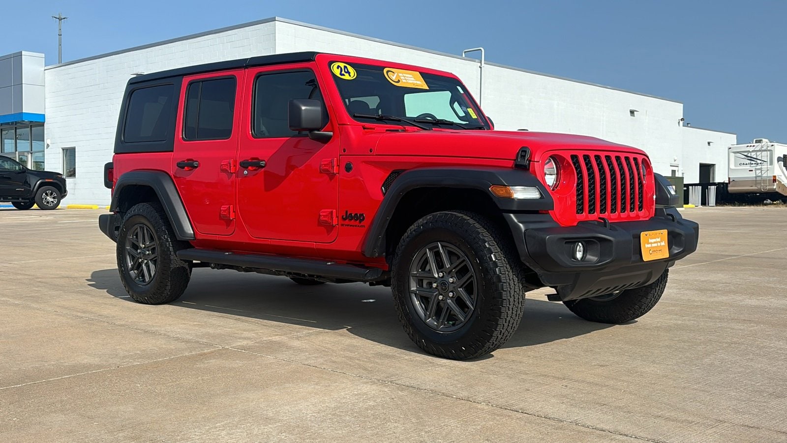 Used 2024 Jeep Wrangler 4-Door Sport S with VIN 1C4PJXDN7RW155598 for sale in Galesburg, IL