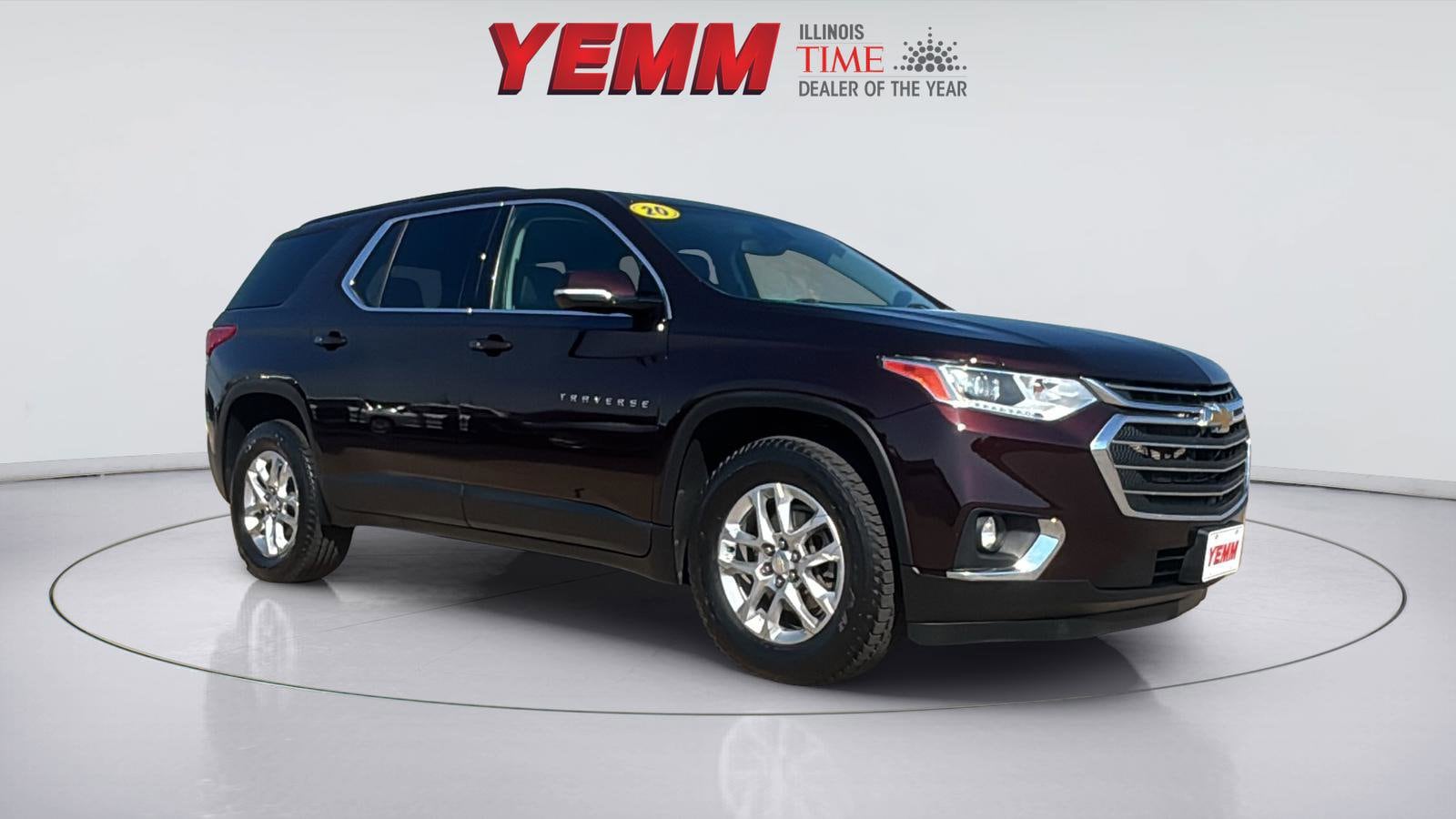 Used 2020 Chevrolet Traverse 1LT with VIN 1GNERGKW9LJ185919 for sale in Galesburg, IL