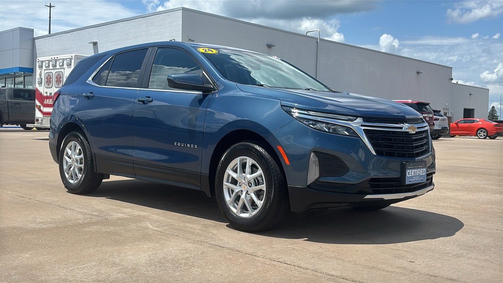 Certified 2024 Chevrolet Equinox LT with VIN 3GNAXKEG3RL125339 for sale in Galesburg, IL