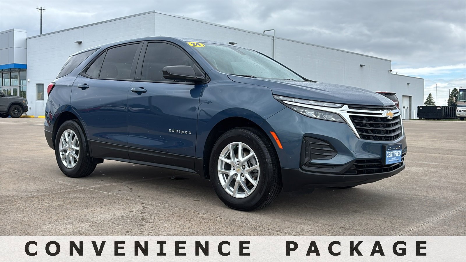 Certified 2024 Chevrolet Equinox LS with VIN 3GNAXHEG3RL245547 for sale in Galesburg, IL