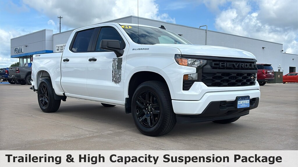 Certified 2024 Chevrolet Silverado 1500 Custom Truck Crew Cab