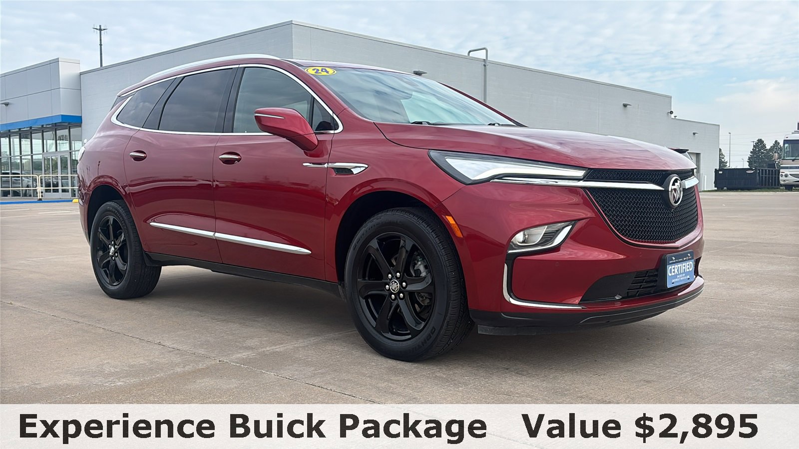 Certified 2024 Buick Enclave Essence with VIN 5GAERBKW0RJ114839 for sale in Galesburg, IL