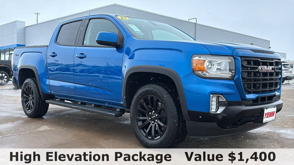 Used 2021 GMC Canyon Elevation Truck Crew Cab