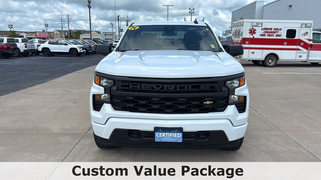 Certified 2024 Chevrolet Silverado 1500 Custom Truck Crew Cab
