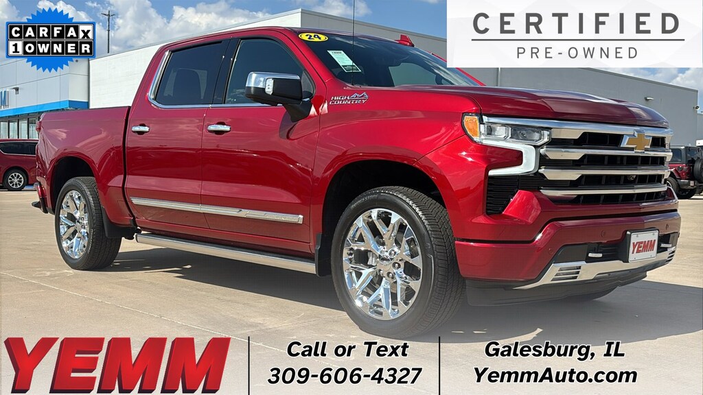 Certified 2024 Chevrolet Silverado 1500 High Country Truck Crew Cab