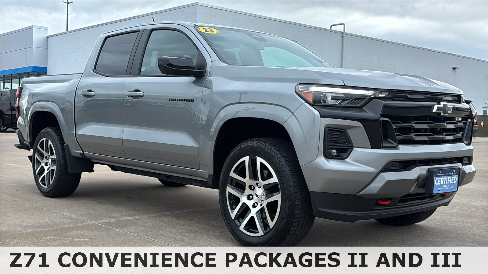Certified 2023 Chevrolet Colorado Z71 with VIN 1GCPTDEK0P1191639 for sale in Galesburg, IL
