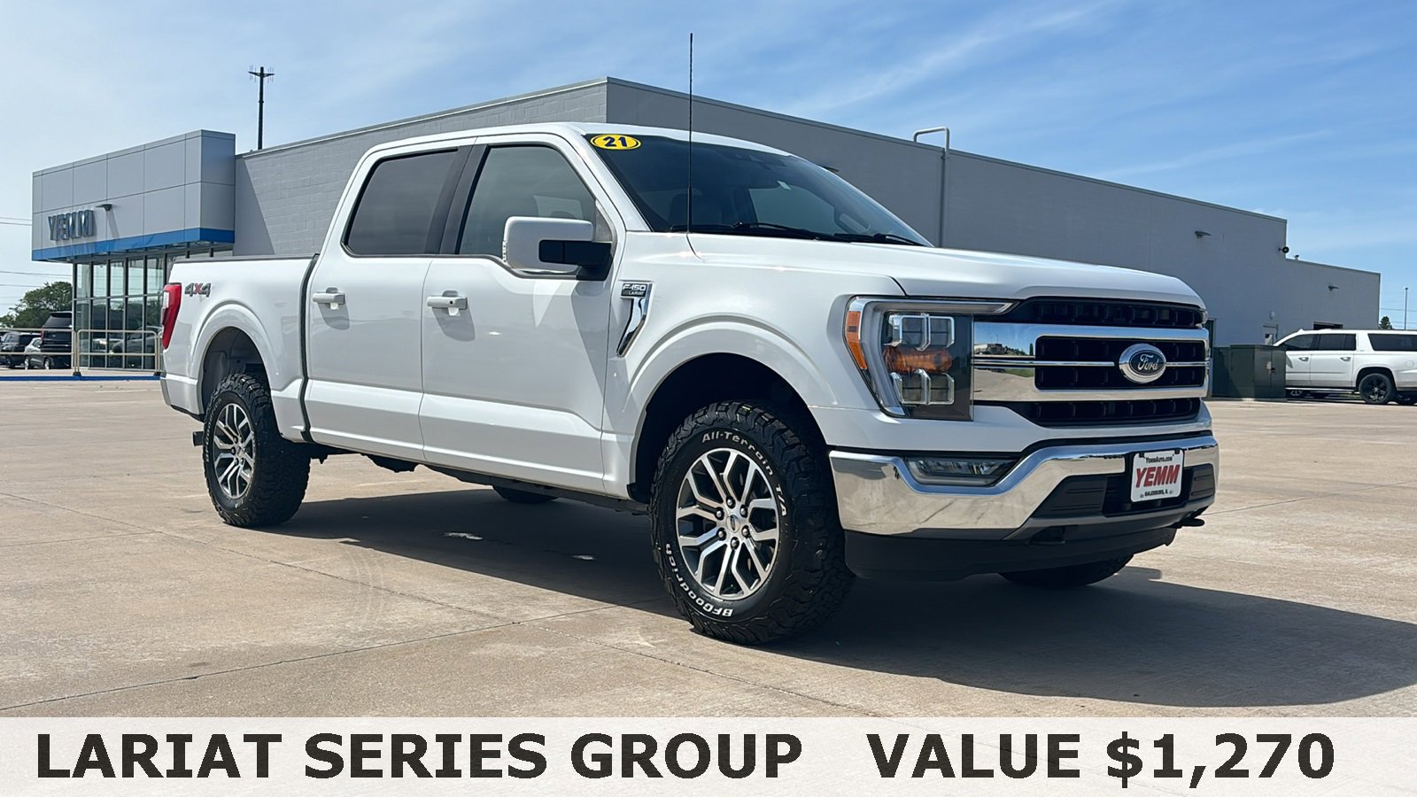 Used 2021 Ford F-150 Lariat with VIN 1FTFW1E86MFB88300 for sale in Galesburg, IL