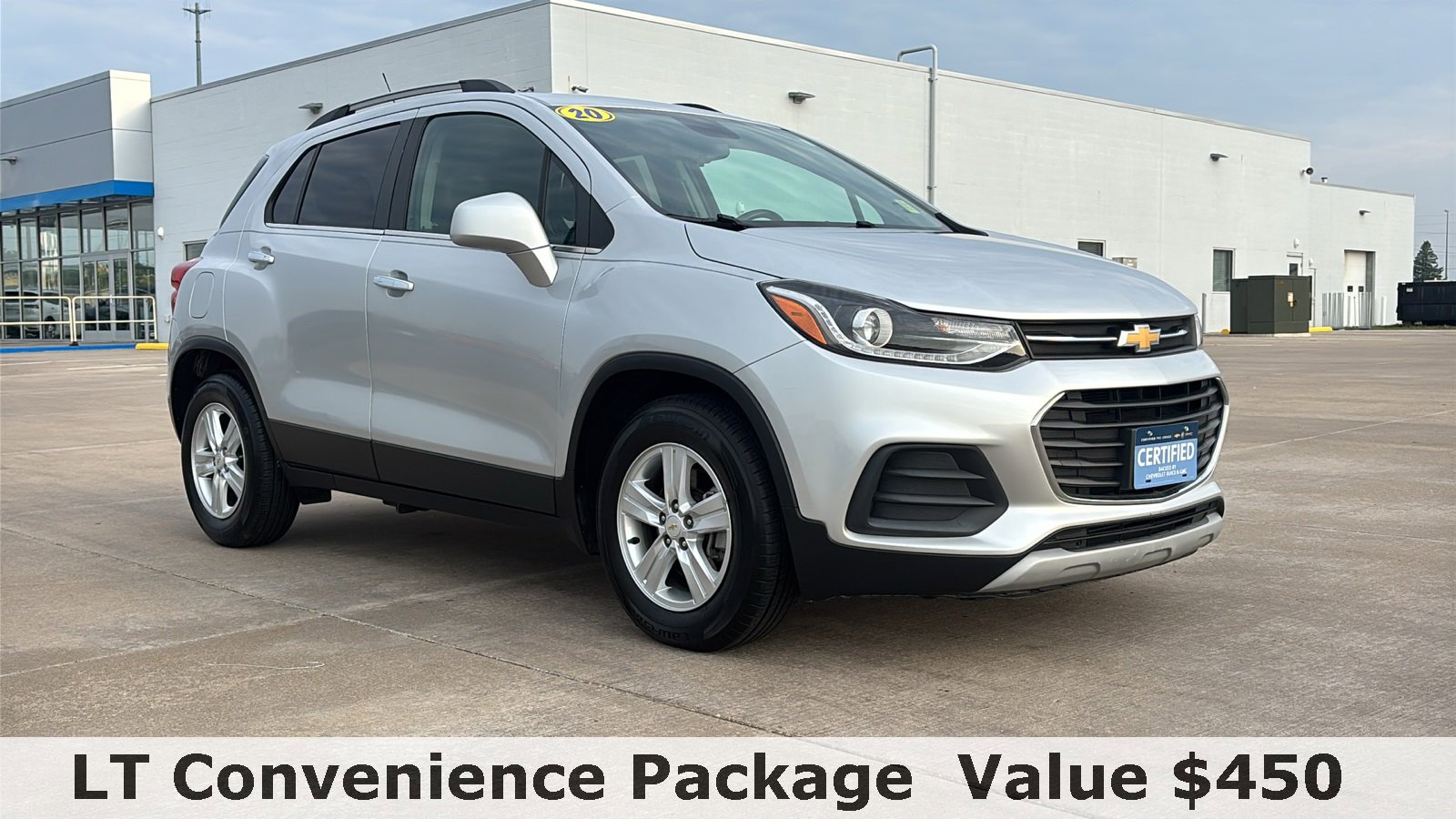 Certified 2020 Chevrolet Trax LT with VIN KL7CJLSB4LB011292 for sale in Galesburg, IL