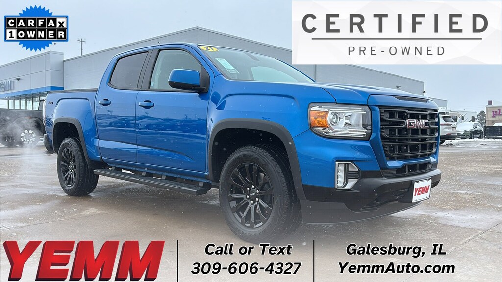 Used 2021 GMC Canyon Elevation Truck Crew Cab