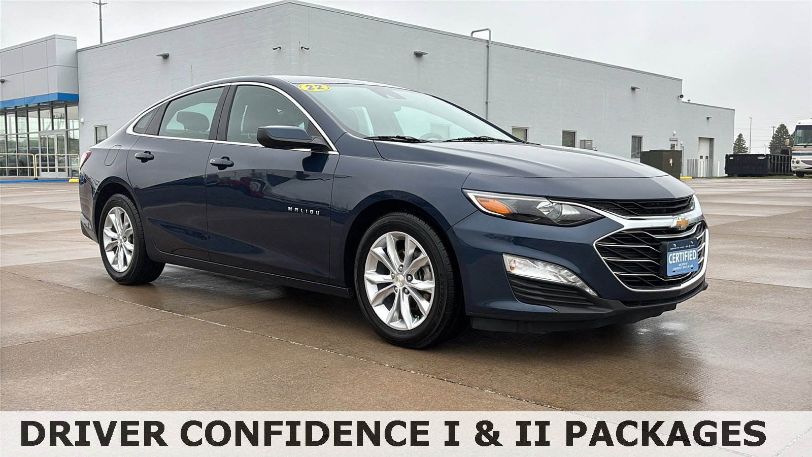 Certified 2022 Chevrolet Malibu 1LT with VIN 1G1ZD5ST2NF112005 for sale in Galesburg, IL