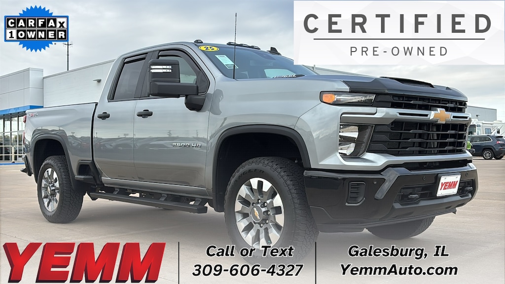 Certified 2025 Chevrolet Silverado 2500HD Custom Truck