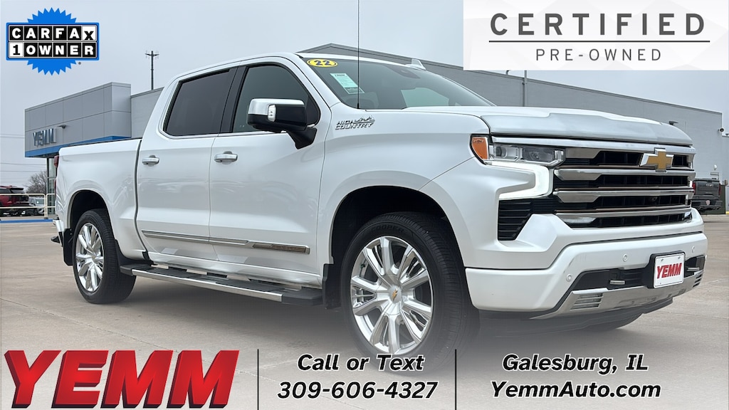 Certified 2022 Chevrolet Silverado 1500 High Country Truck