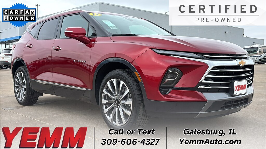 Certified 2025 Chevrolet Blazer Premier SUV