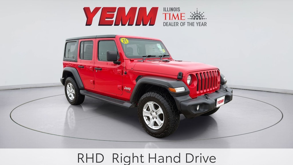 Used 2021 Jeep Wrangler Unlimited Sport RHD SUV