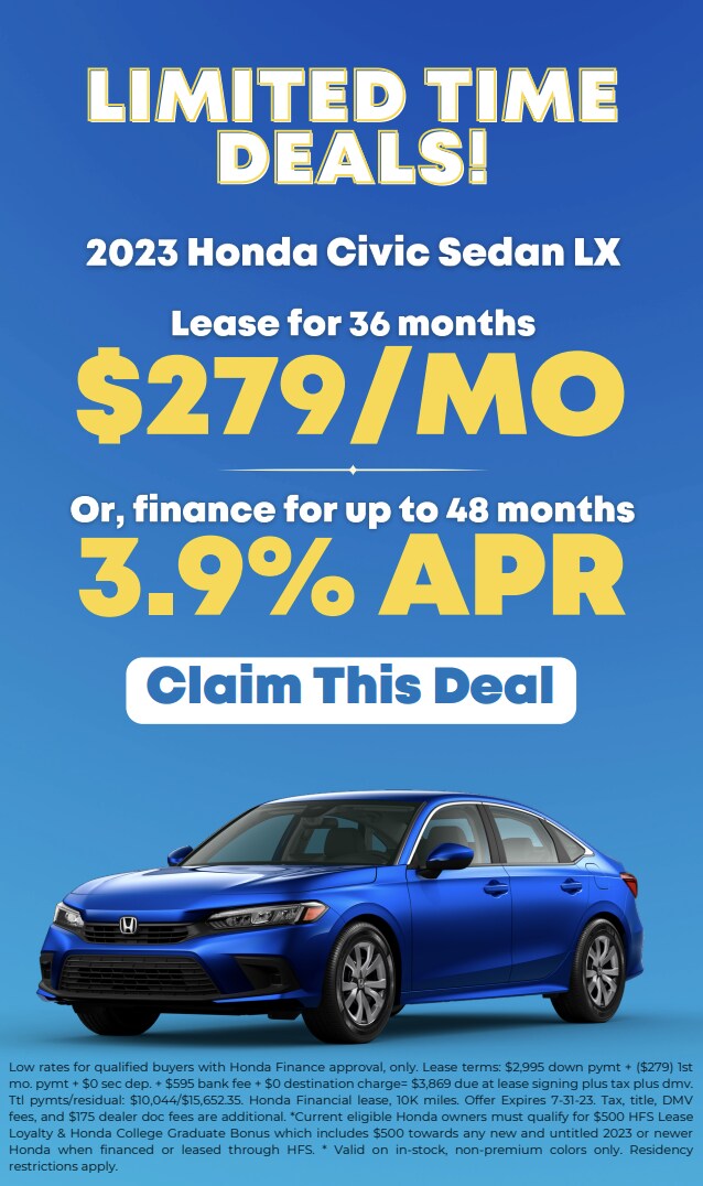 Shop Our Monthly New Car Lease Specials Yonkers Honda Near Mount Vernon