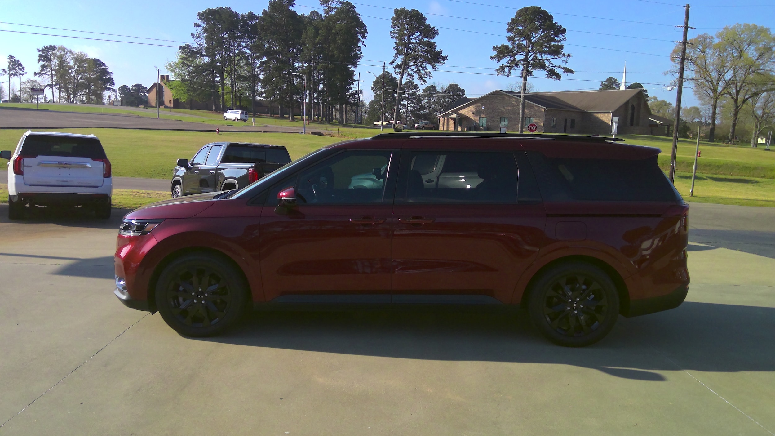 Red 2024 Kia Carnival SX Prestige FWD Minivan Front-Wheel Drive Automatic