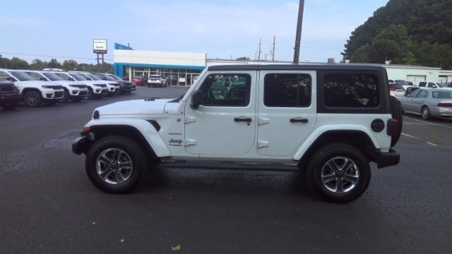 Used 2021 Jeep Wrangler Unlimited Sahara with VIN 1C4HJXEG1MW500699 for sale in Nashville, AR