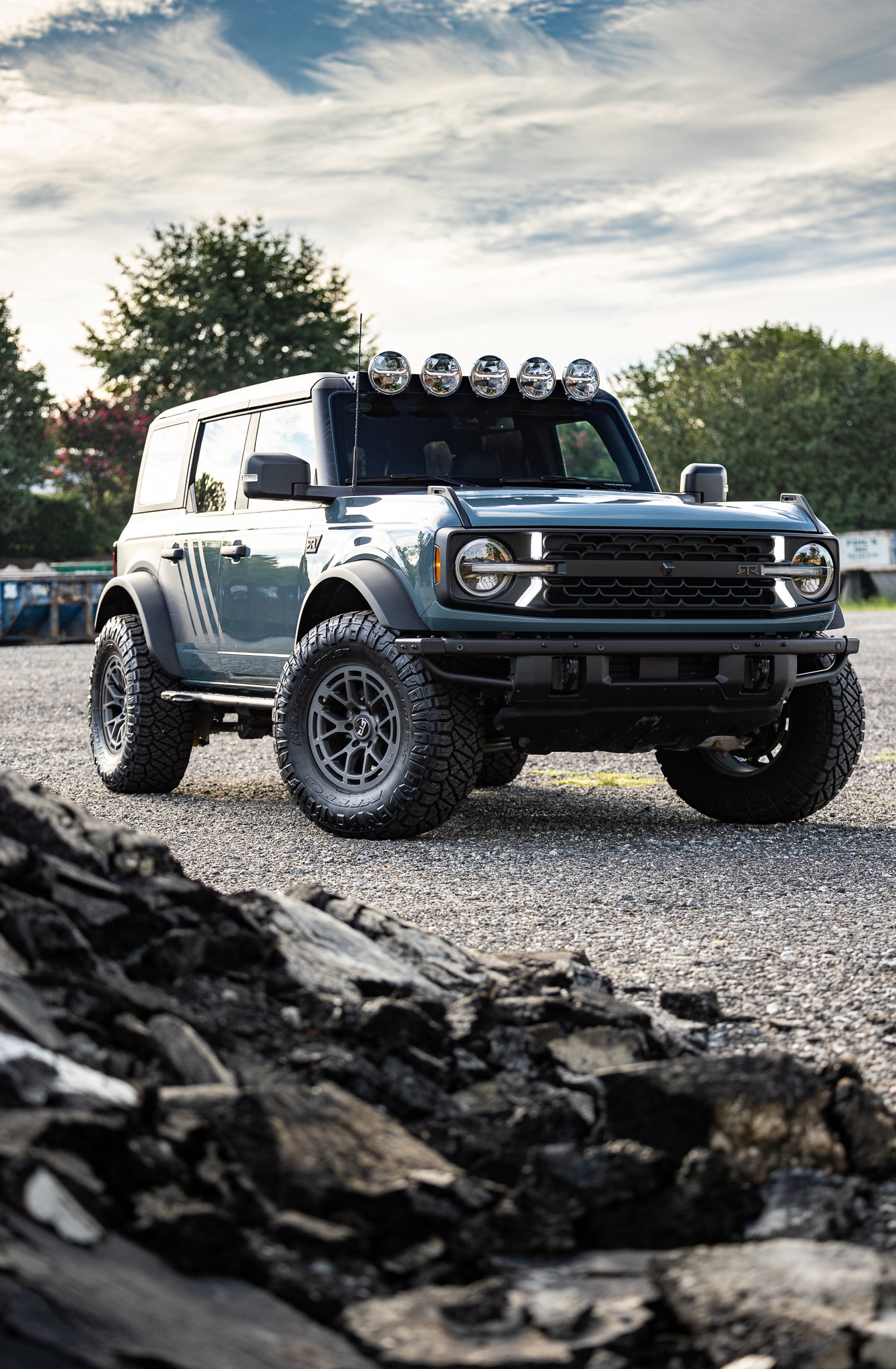 Bronco RTR lighting signature at night