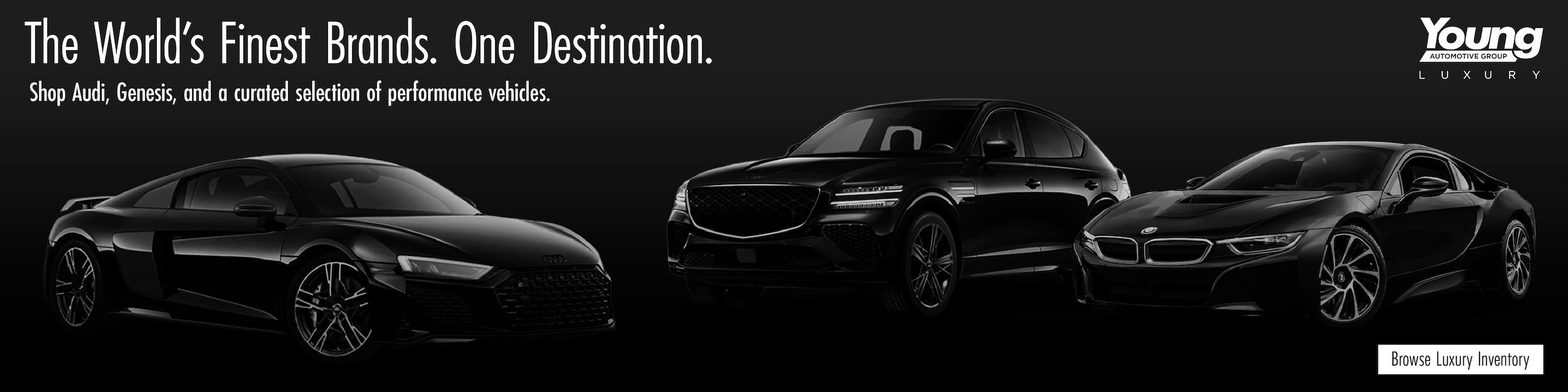 Young Automotive Luxury — Shop Audi, Genesis, and a curated selection of performance vehicles
