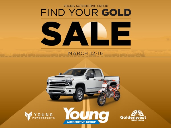 Find Your Gold Sales Event Banner - Mobile