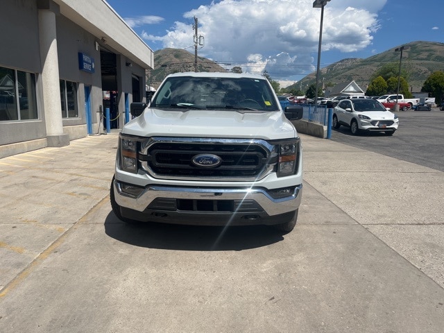 Used 2023 Ford F-150 XLT with VIN 1FTFW1E80PKD59859 for sale in Brigham City, UT