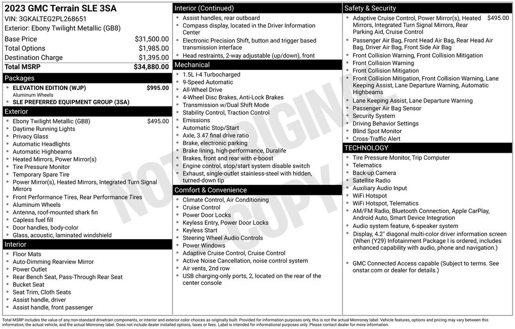 2023 GMC Terrain SLE - Photo 36