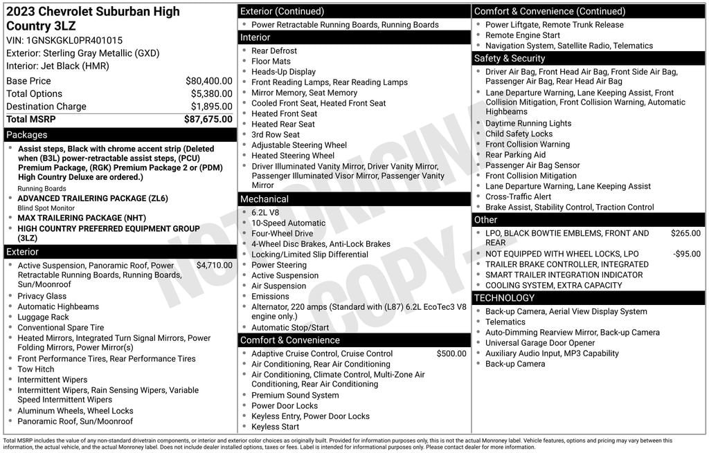 2023 Chevrolet Suburban High Country - Photo 39