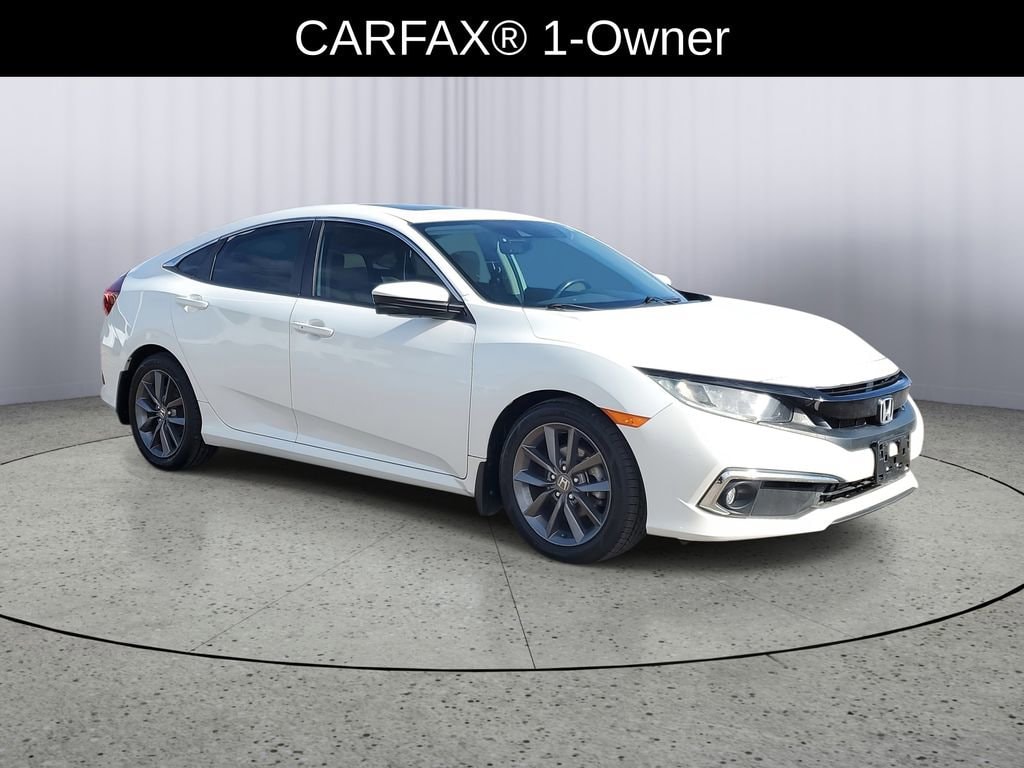 Used 2019 Honda Civic EX-L with VIN 19XFC1F77KE003886 for sale in Owosso, MI