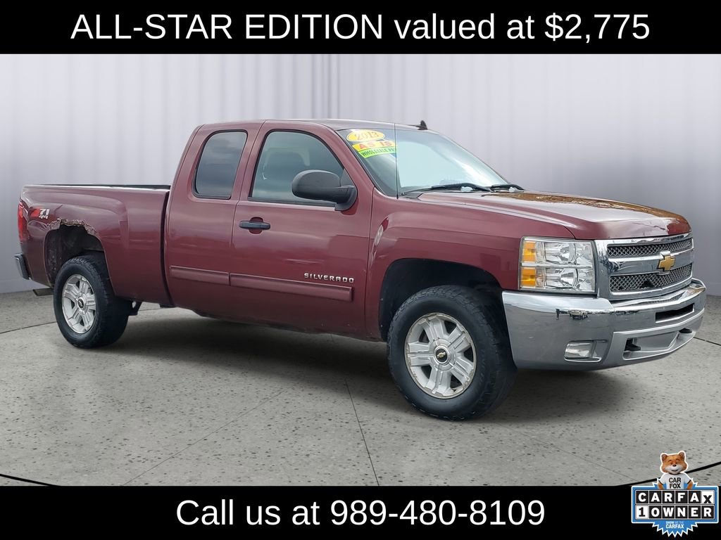 Used 2013 Chevrolet Silverado 1500 LT with VIN 1GCRKSE7XDZ205023 for sale in Owosso, MI