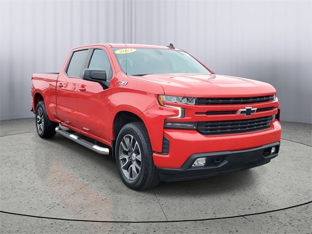 Used 2021 Chevrolet Silverado 1500 RST with VIN 3GCUYEED3MG245461 for sale in Owosso, MI