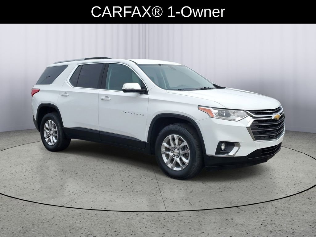 Used 2018 Chevrolet Traverse 1LT with VIN 1GNERGKW1JJ173390 for sale in Owosso, MI