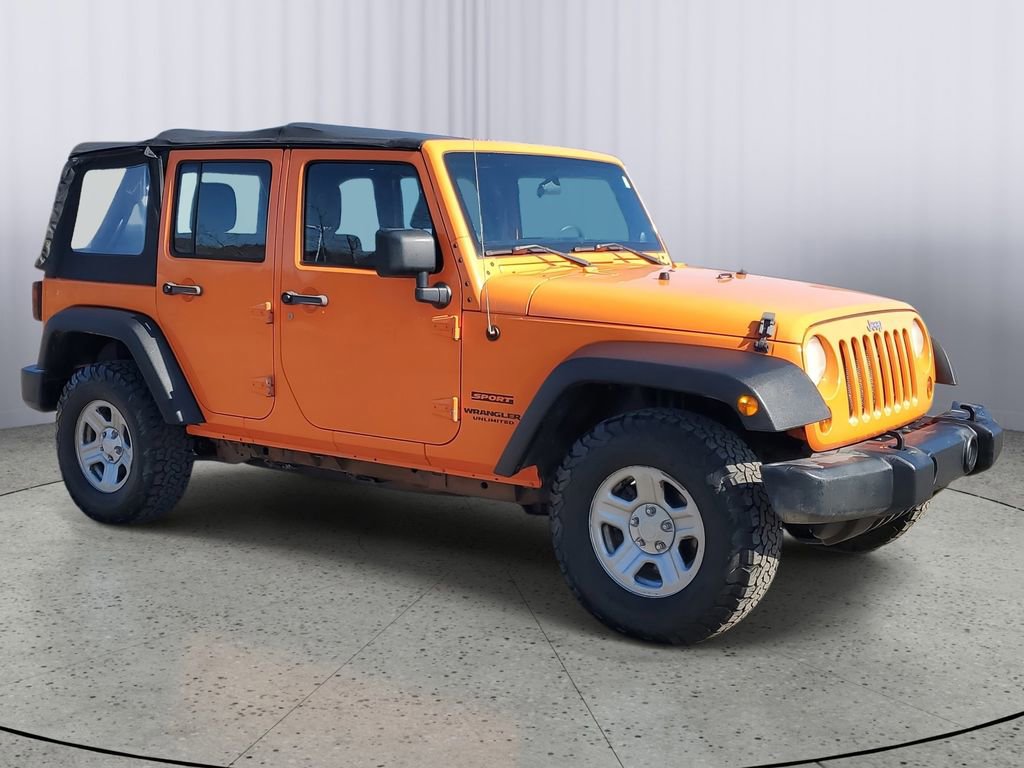 Used 2012 Jeep Wrangler Unlimited Sport with VIN 1C4BJWDG1CL148824 for sale in Owosso, MI