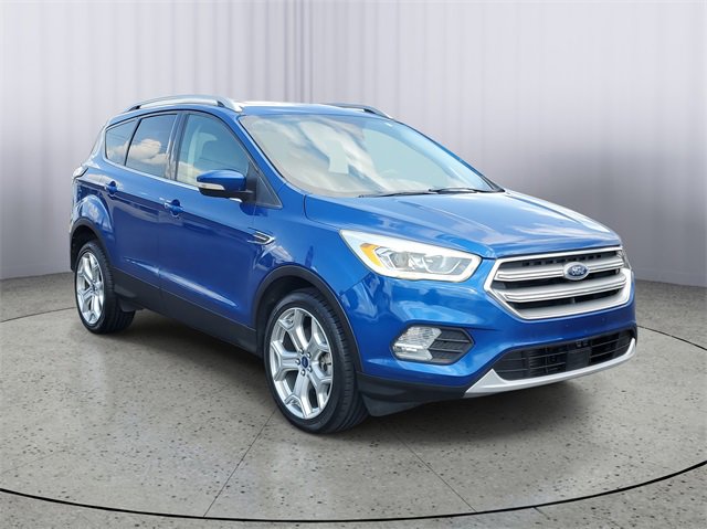 Used 2017 Ford Escape Titanium with VIN 1FMCU9J98HUB89483 for sale in Owosso, MI