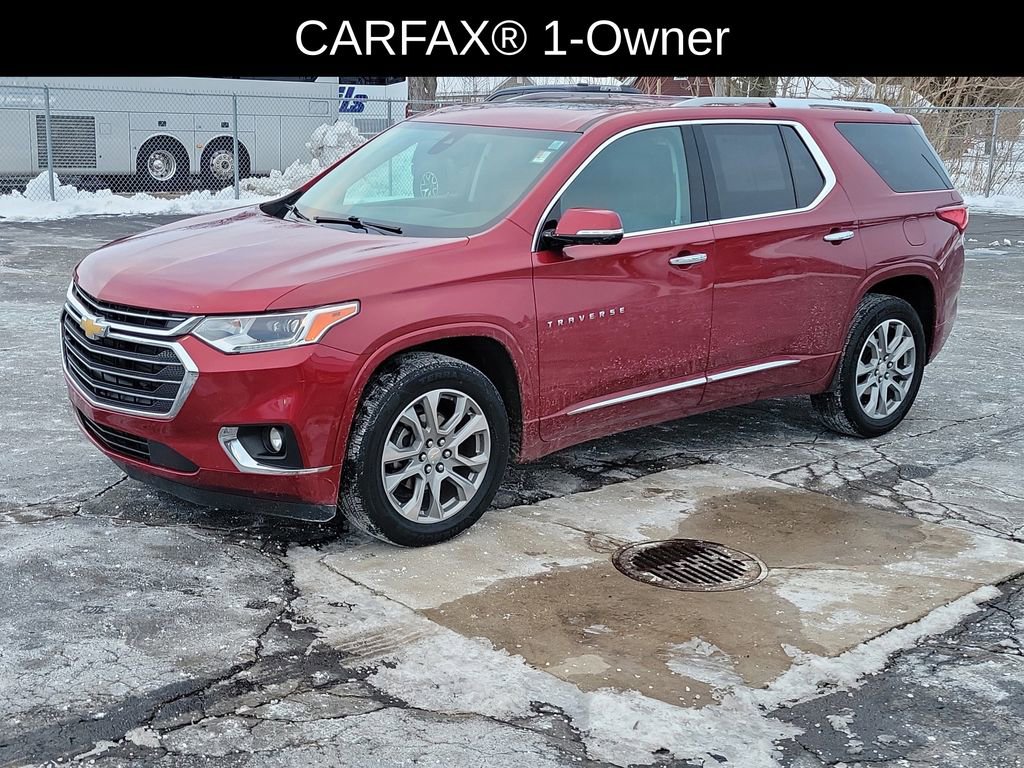 Used 2018 Chevrolet Traverse Premier with VIN 1GNERKKW6JJ106111 for sale in Owosso, MI