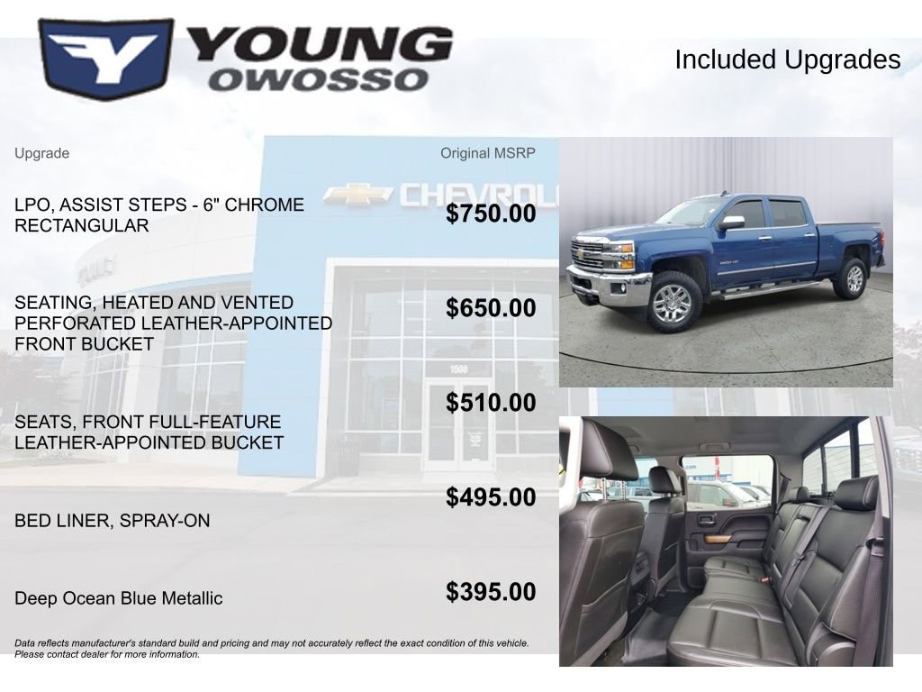 Used 2016 Chevrolet Silverado 2500 HD LTZ Truck