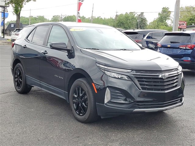 Used 2022 Chevrolet Equinox LT with VIN 3GNAXKEV7NL192602 for sale in Owosso, MI