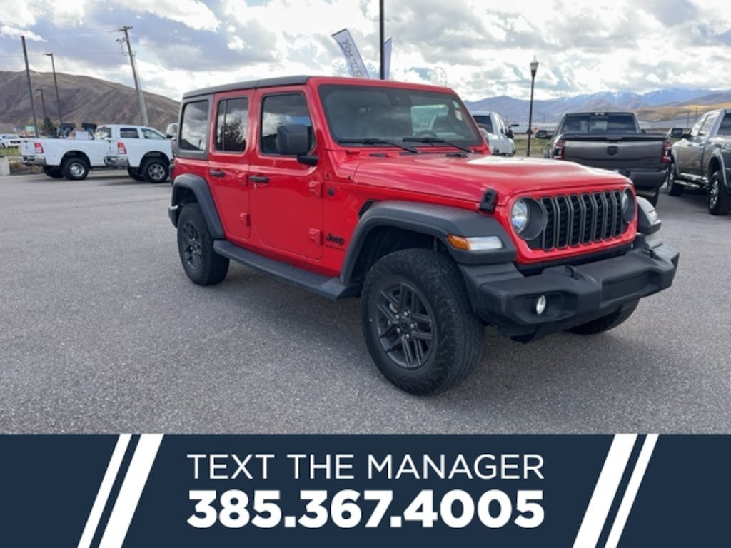 Used 2024 Jeep Wrangler Sport S SUV