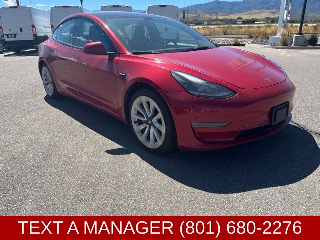 Used 2022 Tesla Model 3 Long Range with VIN 5YJ3E1EB5NF143050 for sale in Morgan, UT