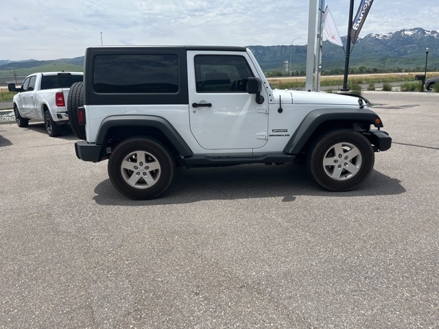 Used 2014 Jeep Wrangler Sport with VIN 1C4AJWAG4EL107557 for sale in Morgan, UT