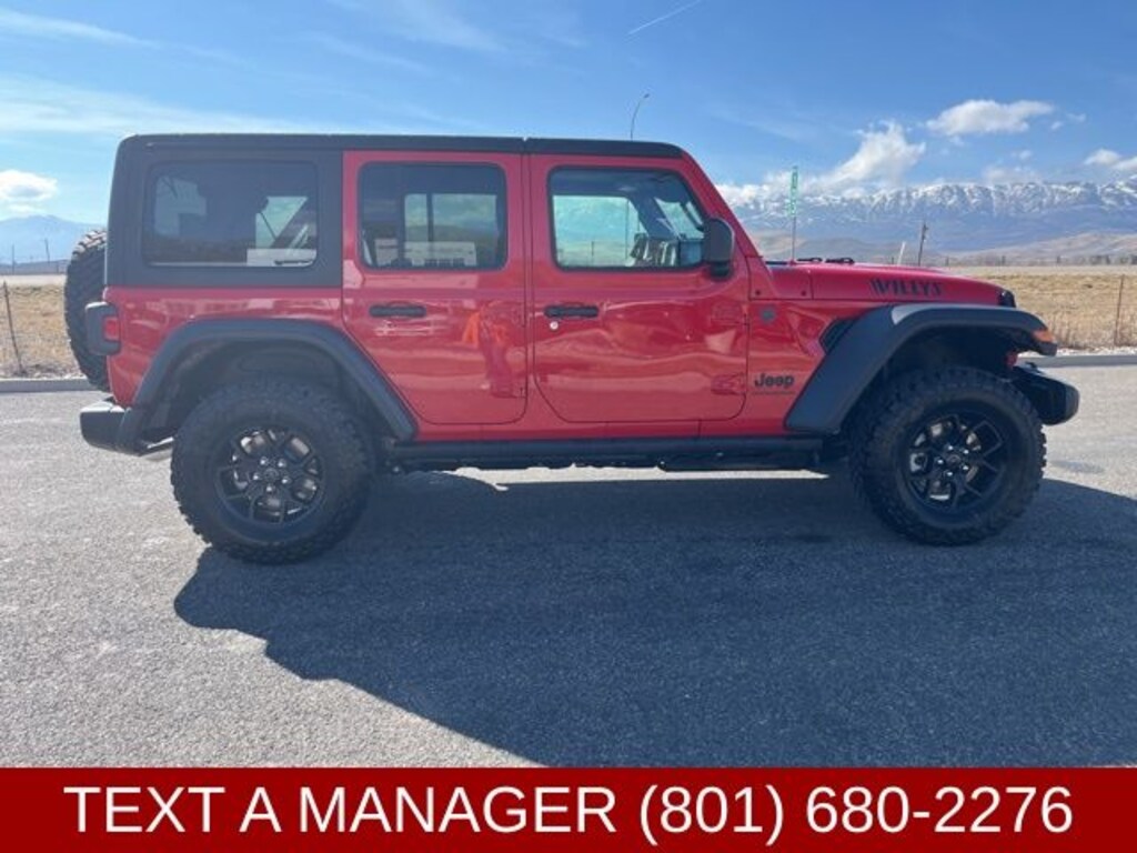 New 2026 Jeep Wrangler 4-DOOR WILLYS Sport Utility