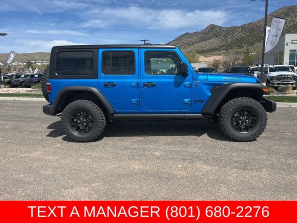 New 2026 Jeep Wrangler 4-DOOR WILLYS Sport Utility